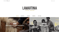 Desktop Screenshot of lamartinia.com