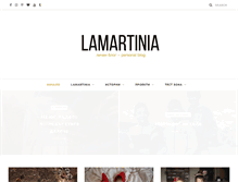 Tablet Screenshot of lamartinia.com
